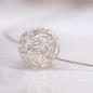 Preview: Kugel gespritzt aus Metal Clay Silverspritze